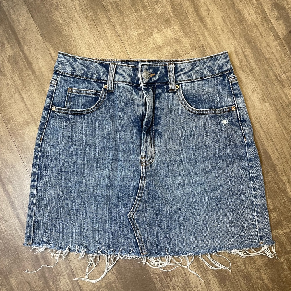 Denim Mini Skirt